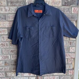 🍒💣 Red Kap grey garage shirt